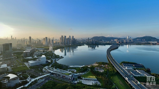 △深圳前海。深圳正在创建社会主义现代化强国的城市范例。（图/视觉中国）